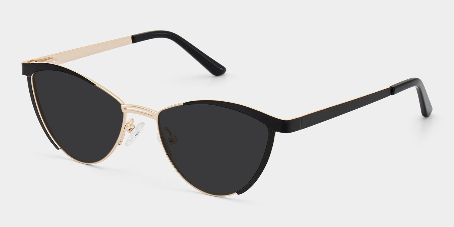 Sydney Cat Eye Black Prescription Sunglasses | ZEELOOL2