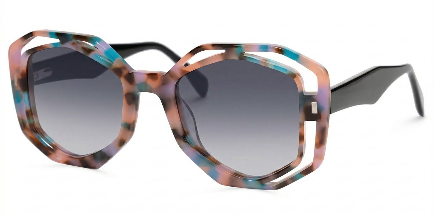 Bobbie Oval Pink-Tortoise Frame Sunglasses Online Sale | ZEELOOL1