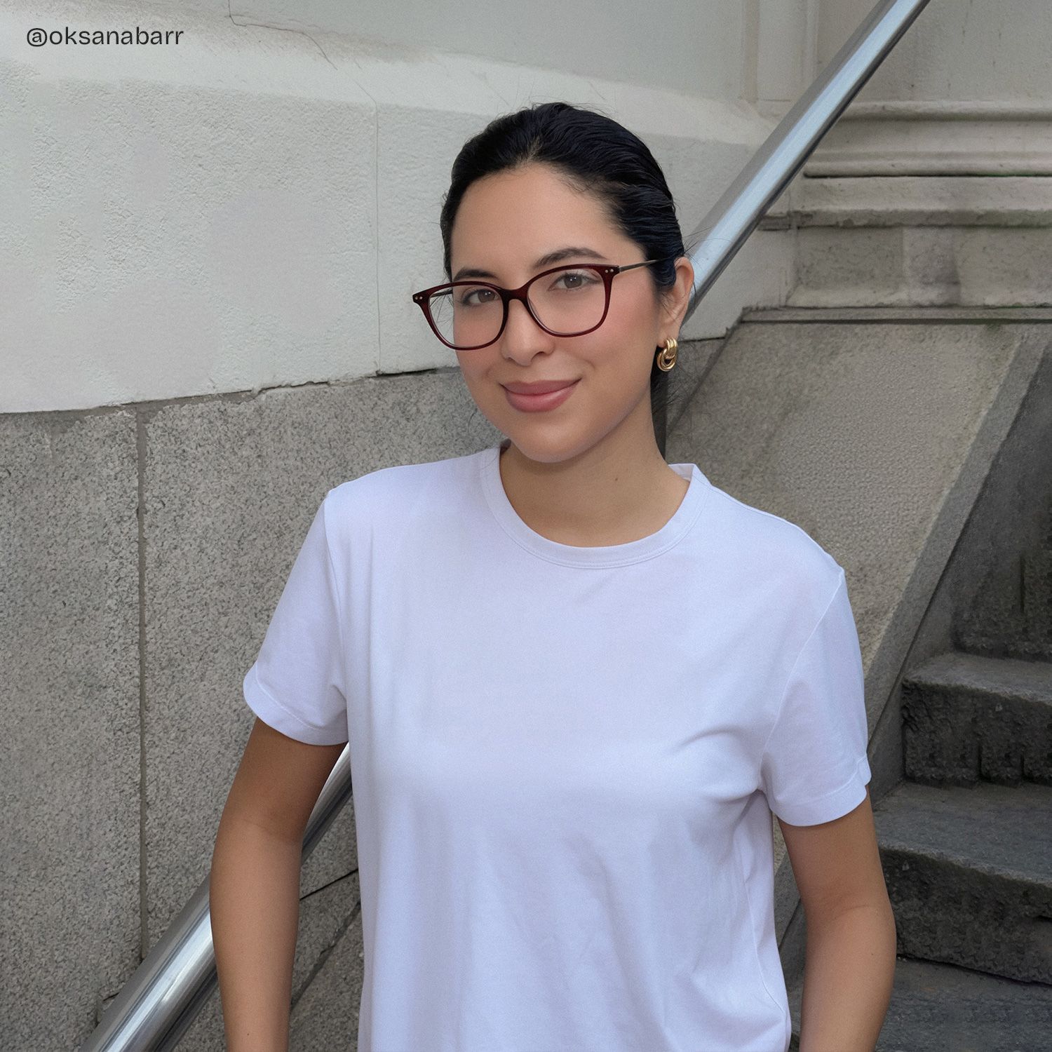 Finch Red Rectangle Glasses | Bold Campus Accent6