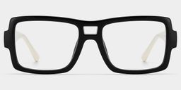 Nora Black Aviator Glasses1