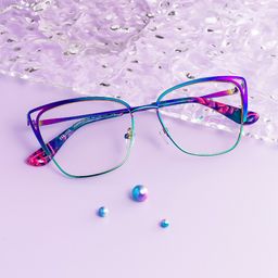 Winters Iridescent Cat eye Glasses0