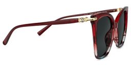 Lamar Red Butterfly Sunglasses2