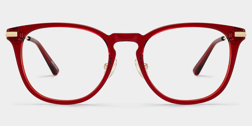 Laura Red Square Glasses