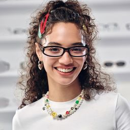 Willow Black Rectangle Glasses7