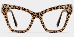 Ansyah Leopard Cat eye Glasses1