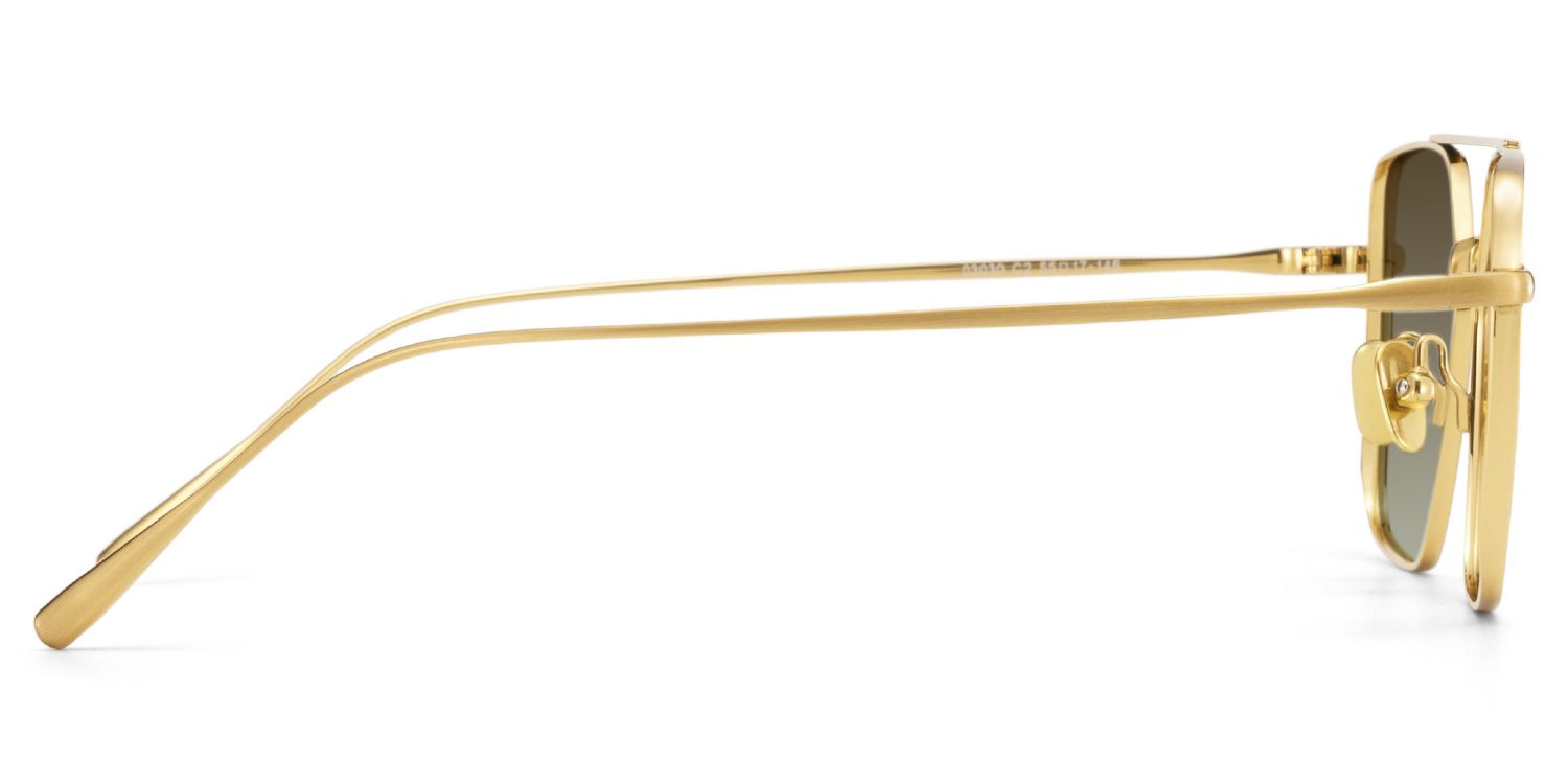 Jensen Aviator Style Gold Frame Sunglasses | ZEELOOL3
