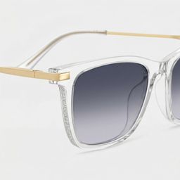 Selena Clear Rectangle Sunglasses4