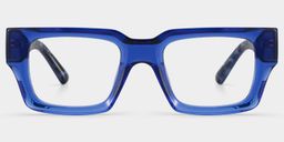 Orson Blue Rectangle Glasses1