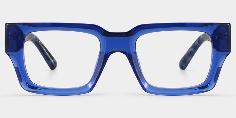 Orson Blue Rectangle Glasses