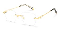 Seth Gold Rectangle Glasses5
