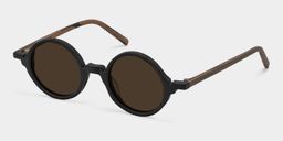 Otto Black Round Sunglasses2