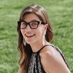Miranda Black Cat eye Glasses6