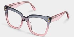 Minguela Gray Pink Square Glasses4