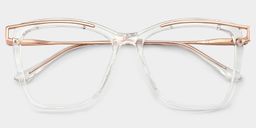 Krystle Clear Square Glasses4