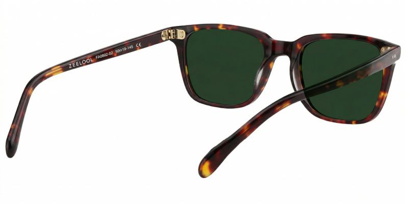 Lamont Tortoise Rectangle Polarized Sunglasses for Driving | ZEELOOL5