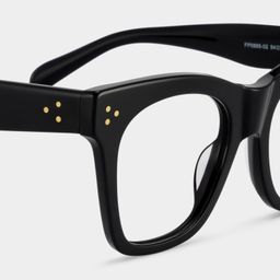 Gordon Black Rectangle Glasses4