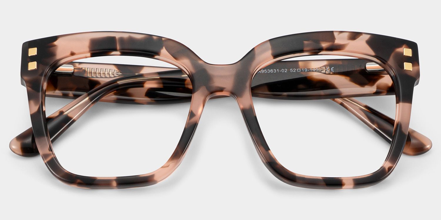 Minguela Square Cheetah Print Tortoise Glasses for Women | ZEELOOL3