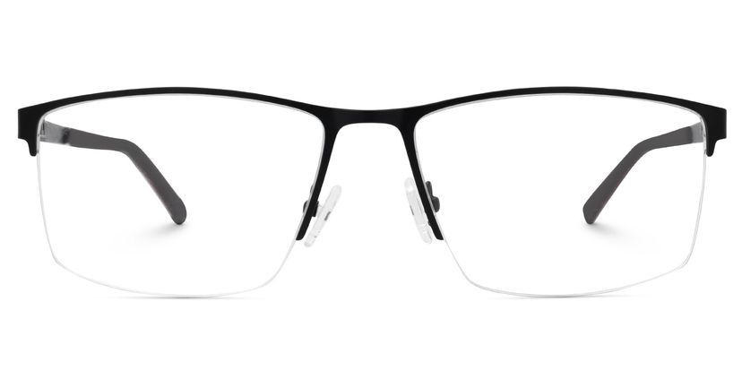 Graniela Black Rectangle Glasses