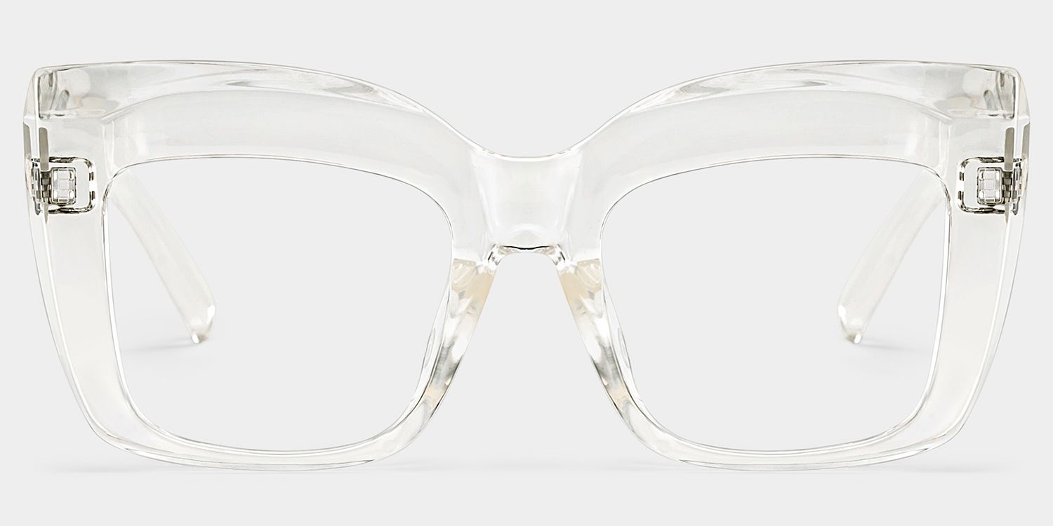 Alberta Cat Eye Clear Thick Eyeglass Frames for Women | ZEELOOL0