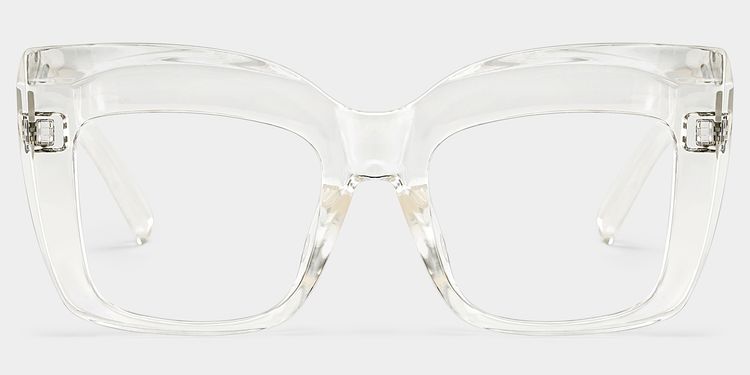 Alberta Clear Square Glasses