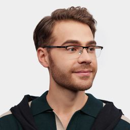 Brock Black Browline Glasses1
