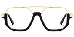 Oromiya Black Gold Aviator Glasses2