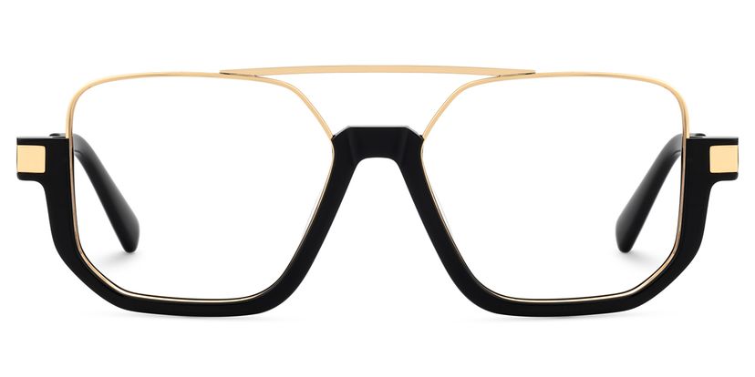 Oromiya Black Gold Aviator Glasses