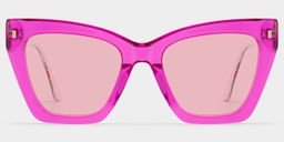 Mackey Pink Butterfly Sunglasses0