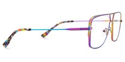 Bowdry Iridescent Aviator Glasses4
