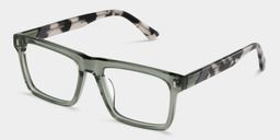 Henry Gray Green Rectangle Glasses3