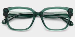 Blake Green Square Glasses3