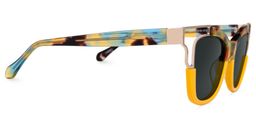 Rhoden Yellow Cat eye Sunglasses2