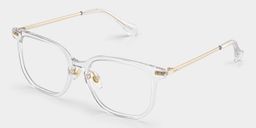 Eve Clear Rectangle Glasses3