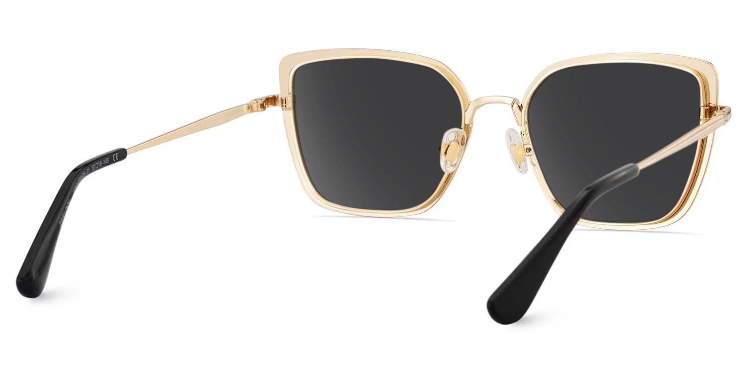 Max Square Black Sunglasses for Women & Men | ZEELOOL4
