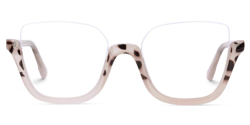 Kellina Two-Tone Square Glasses
