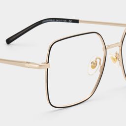 Abigail Black Square Glasses4