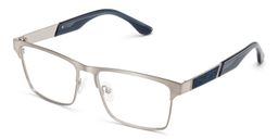 Jasper Silver Rectangle Glasses3