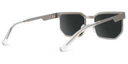 Barber Silver Rectangle Sunglasses3