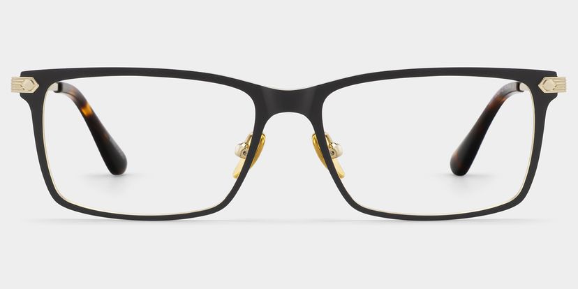 Alexander Black Rectangle Glasses