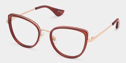 Celine Red Cat eye Glasses3