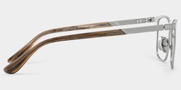 Aubrey Silver Rectangle Glasses4