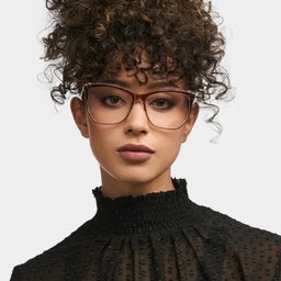 Libby Brown Geometric Glasses0