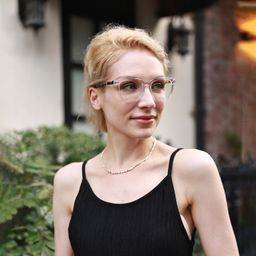 Lana Clear Square Glasses5