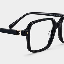 Talia Black Square Glasses7