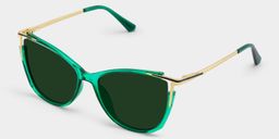 Yomary Green Cat eye Sunglasses2