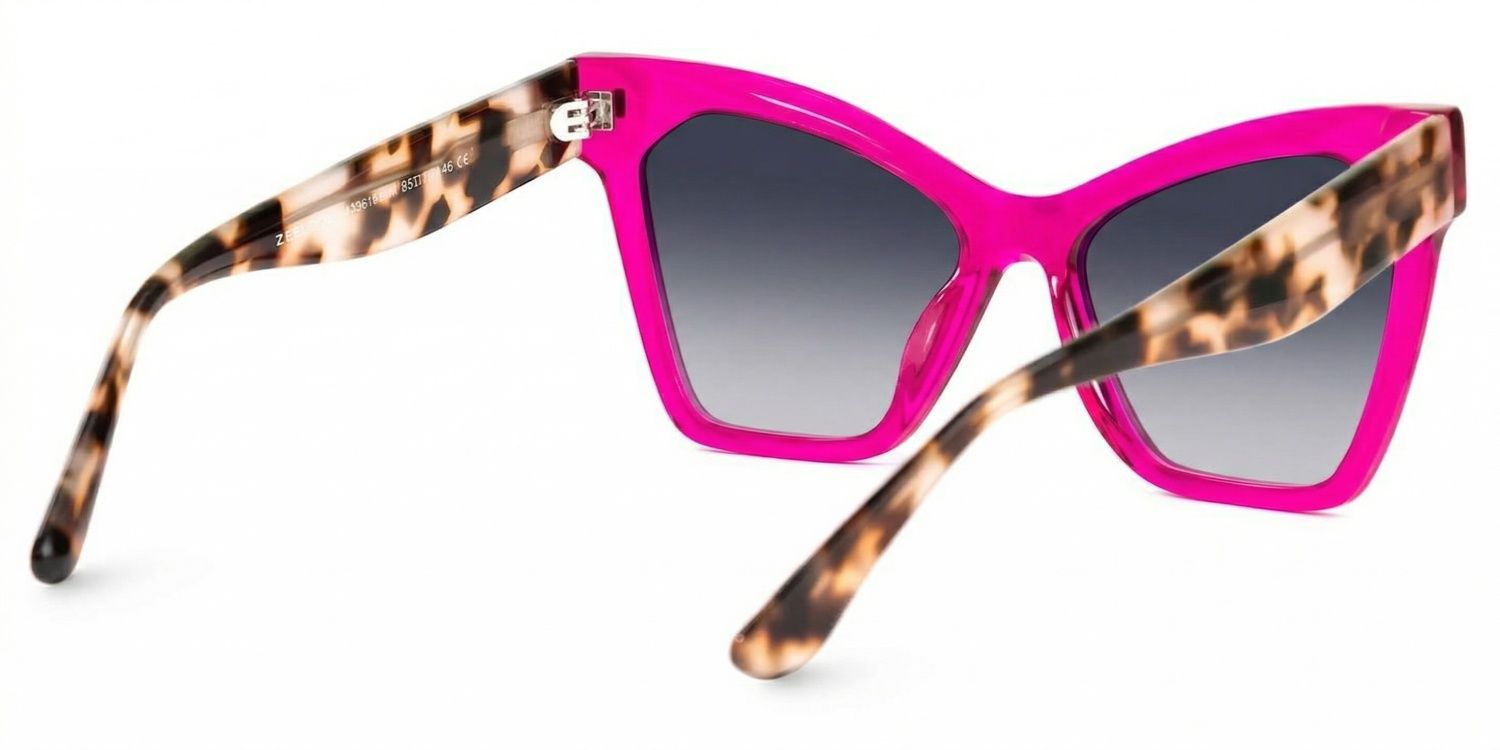 Senica Acetate Purple Frame Sunglasses | ZEELOOL3