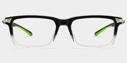 Orion Black Rectangle Glasses1