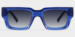 Orson Blue Rectangle Sunglasses0