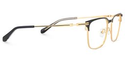 Marshall Black Gold Browline Glasses3