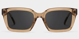 Grover Beige Rectangle Sunglasses0